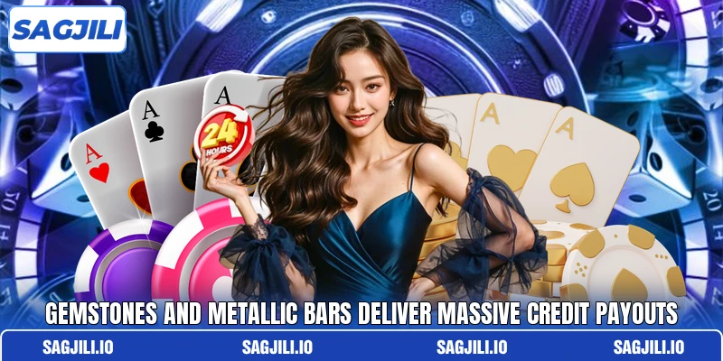 Gemstones and metallic bars deliver massive credit payouts Gemstones and metallic bars deliver massive credit payouts