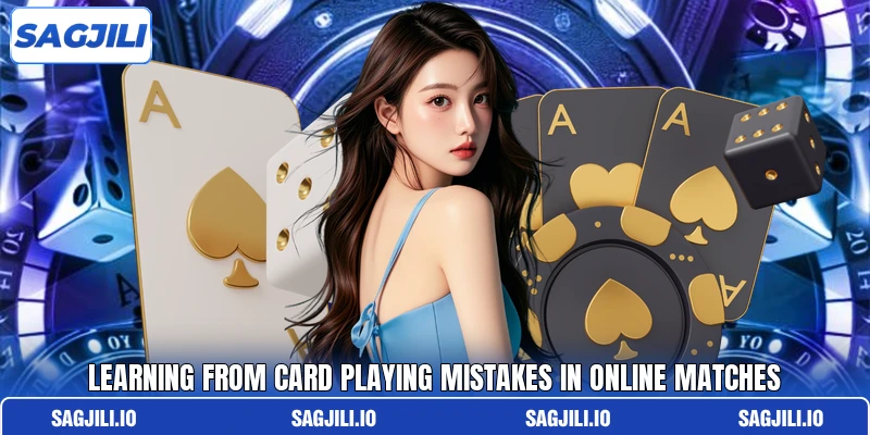 Learning from card playing mistakes in online matches Learning from card playing mistakes in online matches