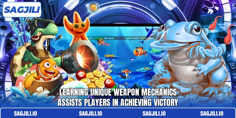 Learning unique weapon mechanics assists players in achieving victory Learning unique weapon mechanics assists players in achieving victory