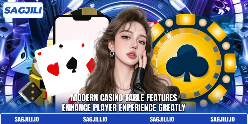 Modern casino table features enhance player experience greatly Modern casino table features enhance player experience greatly