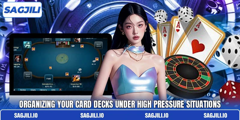 Organizing your card decks under high pressure situations Organizing your card decks under high pressure situations