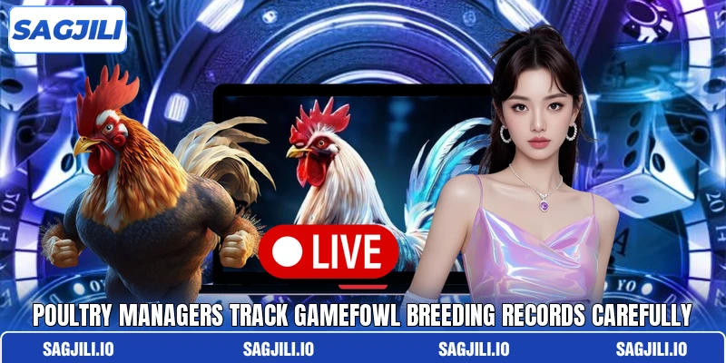Poultry managers track gamefowl breeding records carefully Poultry managers track gamefowl breeding records carefully