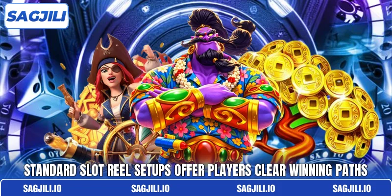 Standard slot reel setups offer players clear winning paths Standard slot reel setups offer players clear winning paths