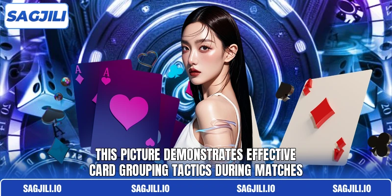 This picture demonstrates effective card grouping tactics during matches This picture demonstrates effective card grouping tactics during matches