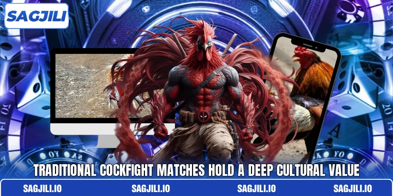 Traditional cockfight matches hold a deep cultural value Traditional cockfight matches hold a deep cultural value