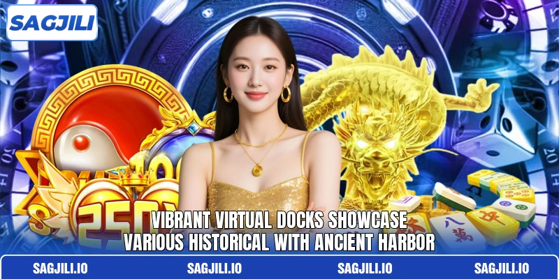 Vibrant virtual docks showcase various historical with Ancient Harbor Vibrant virtual docks showcase various historical with Ancient Harbor